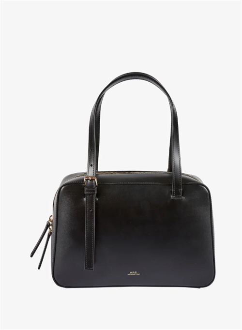 A.P.C SAC VIRGINIE BOX BAG BLACK